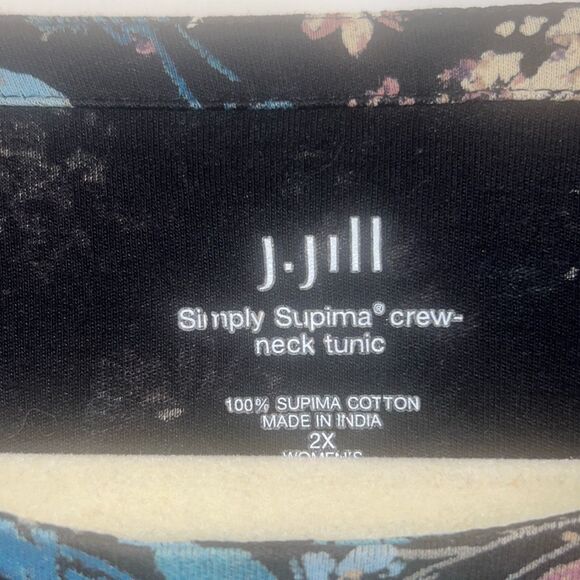 ✨J. Jill Simply Supima Crew Neck Sz 2X Tunic✨ - Picture 4 of 5